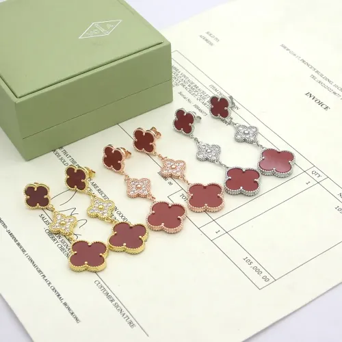 Replica Van Cleef & Arpels Earrings For Women #1414244 $38.00 USD for Wholesale