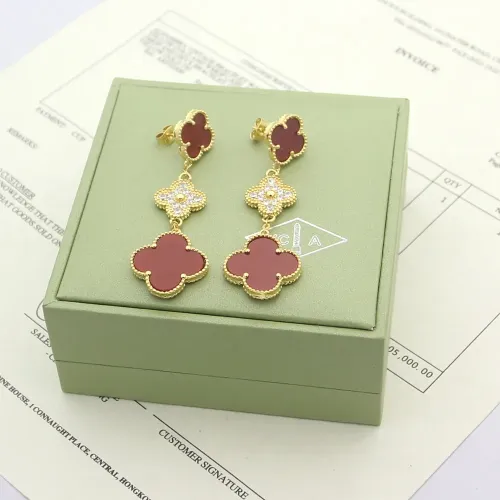 Van Cleef &amp; Arpels Earrings For Women #1414246 $38.00 USD, Wholesale Replica Van Cleef &amp; Arpels Earrings