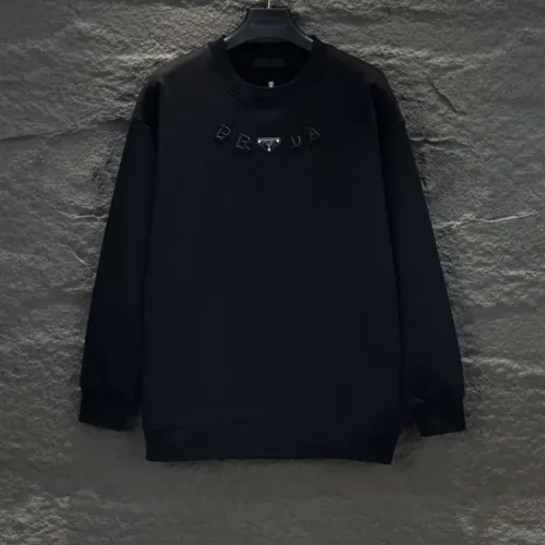 Prada Hoodies Long Sleeved For Unisex #1414389 $48.00 USD, Wholesale Replica Prada Hoodies
