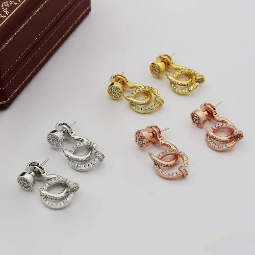 Replica Cartier Earrings For Women #1414419 $32.00 USD for Wholesale