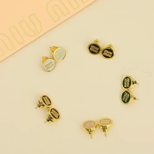 Replica MIU MIU Earrings For Women #1414500 $27.00 USD for Wholesale