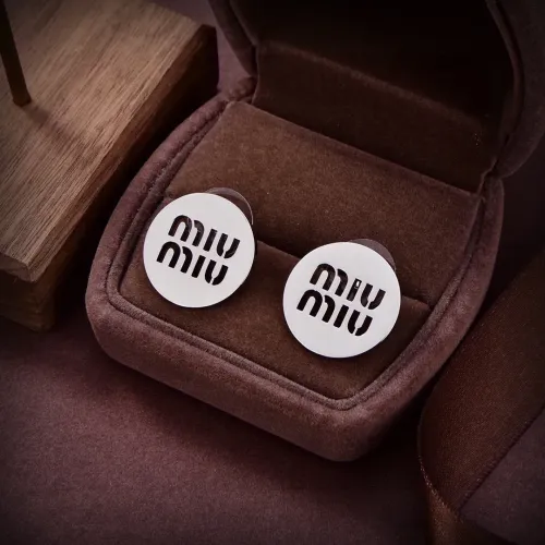 MIU MIU Earrings For Women #1414560 $25.00 USD, Wholesale Replica MIU MIU Earrings