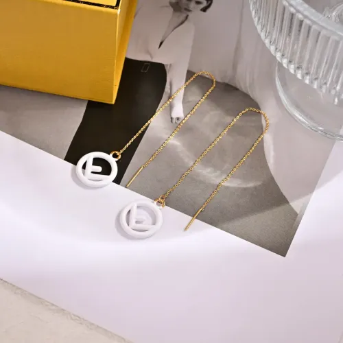 Fendi Earrings For Women #1414587 $25.00 USD, Wholesale Replica Fendi Earrings