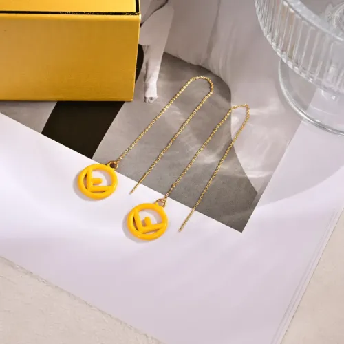 Fendi Earrings For Women #1414588 $25.00 USD, Wholesale Replica Fendi Earrings