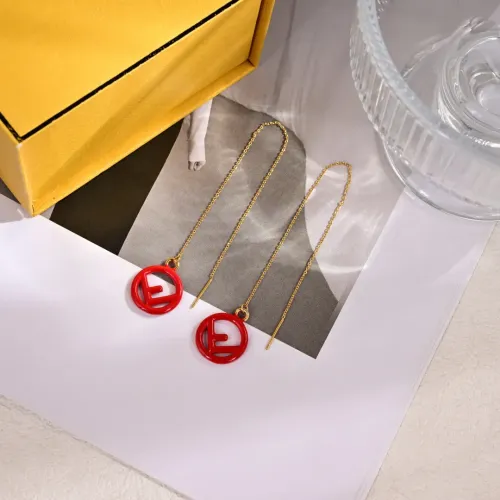 Fendi Earrings For Women #1414590 $25.00 USD, Wholesale Replica Fendi Earrings