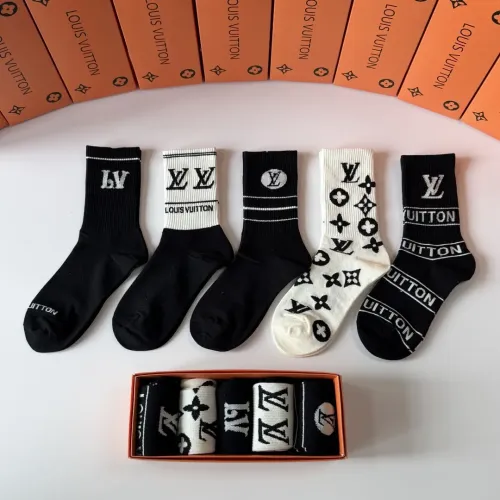 Louis Vuitton LV Socks #1414816 $29.00 USD, Wholesale Replica Louis Vuitton LV Socks