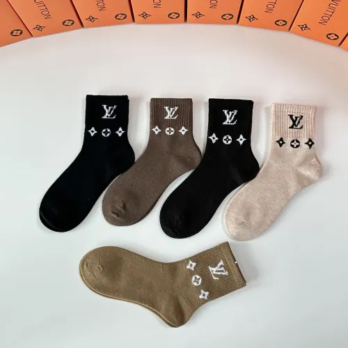 Replica Louis Vuitton LV Socks #1414824 $29.00 USD for Wholesale
