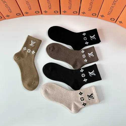 Replica Louis Vuitton LV Socks #1414824 $29.00 USD for Wholesale