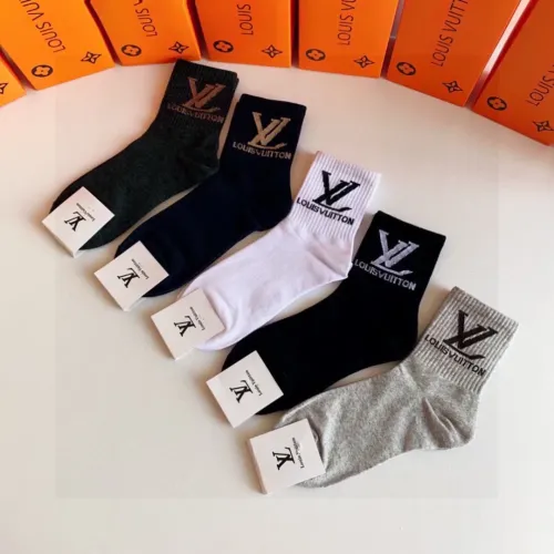 Replica Louis Vuitton LV Socks #1414847 $27.00 USD for Wholesale