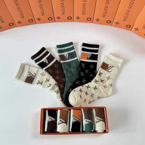 Replica Louis Vuitton LV Socks #1414848 $29.00 USD for Wholesale