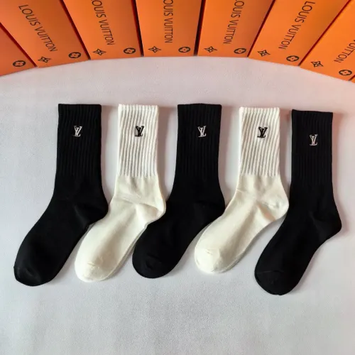 Replica Louis Vuitton LV Socks #1414850 $29.00 USD for Wholesale