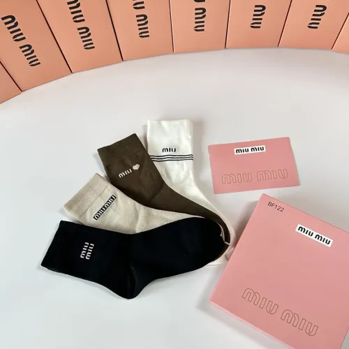 Replica MIU MIU Socks #1414851 $29.00 USD for Wholesale