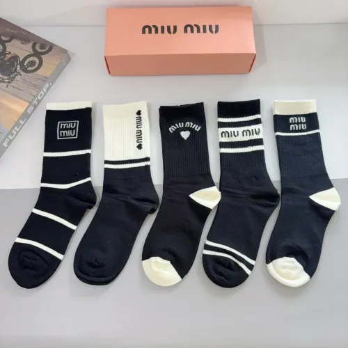 MIU MIU Socks #1414871 $29.00 USD, Wholesale Replica MIU MIU Socks