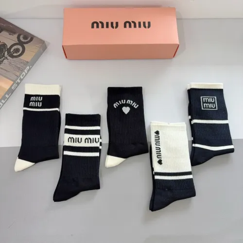 Replica MIU MIU Socks #1414871 $29.00 USD for Wholesale