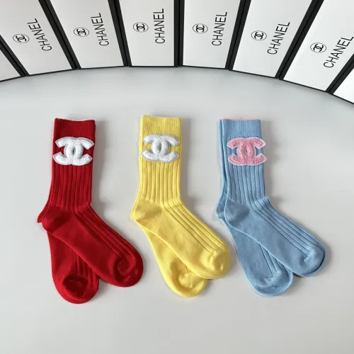Replica Chanel Socks #1414874 $32.00 USD for Wholesale