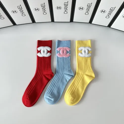 Replica Chanel Socks #1414874 $32.00 USD for Wholesale
