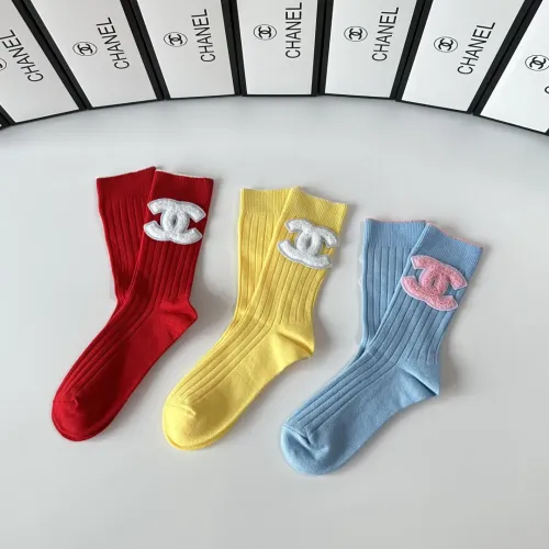 Replica Chanel Socks #1414874 $32.00 USD for Wholesale