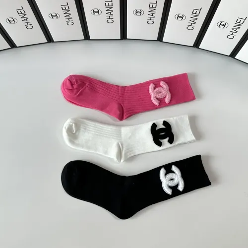 Replica Chanel Socks #1414875 $32.00 USD for Wholesale