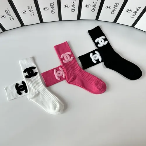 Replica Chanel Socks #1414875 $32.00 USD for Wholesale