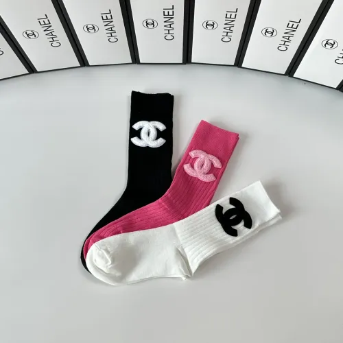 Replica Chanel Socks #1414875 $32.00 USD for Wholesale