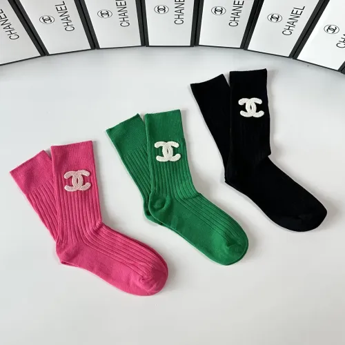 Replica Chanel Socks #1414876 $32.00 USD for Wholesale