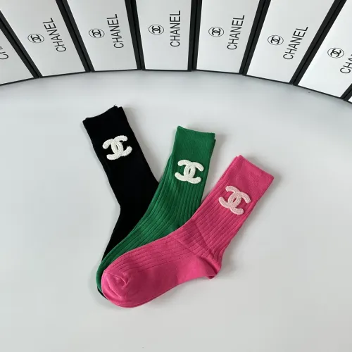 Replica Chanel Socks #1414876 $32.00 USD for Wholesale