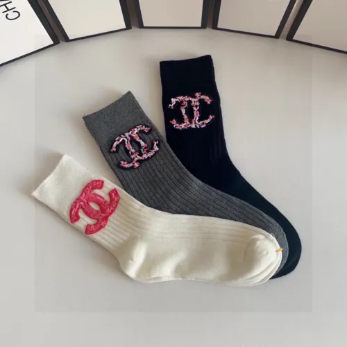 Replica Chanel Socks #1414877 $32.00 USD for Wholesale