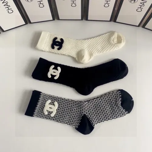 Replica Chanel Socks #1414878 $32.00 USD for Wholesale