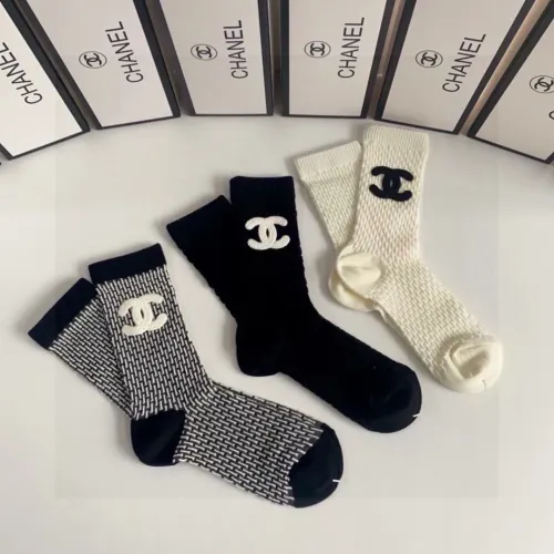 Replica Chanel Socks #1414878 $32.00 USD for Wholesale