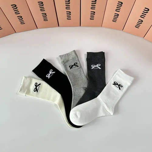 Replica MIU MIU Socks #1414880 $29.00 USD for Wholesale