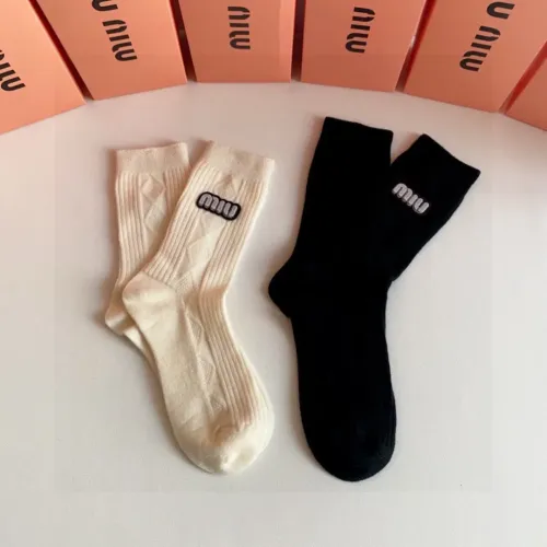 Replica MIU MIU Socks #1414886 $29.00 USD for Wholesale