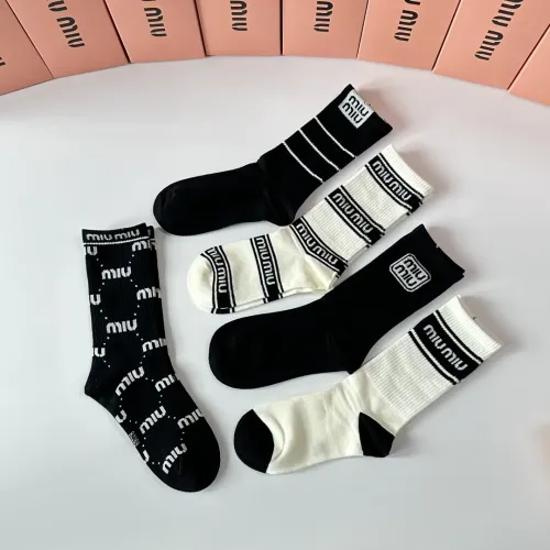 Replica MIU MIU Socks #1414888 $29.00 USD for Wholesale