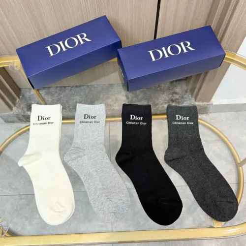 Replica Christian Dior Socks #1414894 $29.00 USD for Wholesale