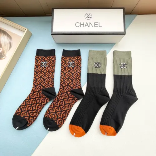 Replica Chanel Socks #1414970 $32.00 USD for Wholesale