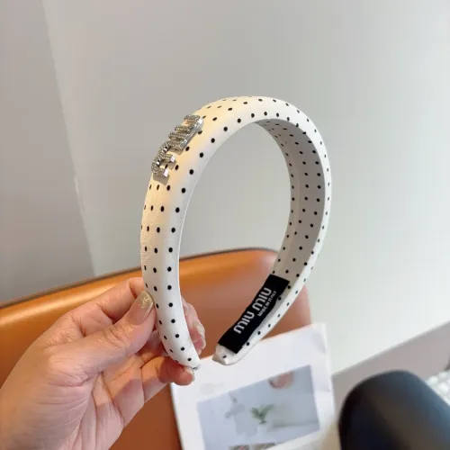 Replica MIU MIU Headband For Women #1415020 $27.00 USD for Wholesale