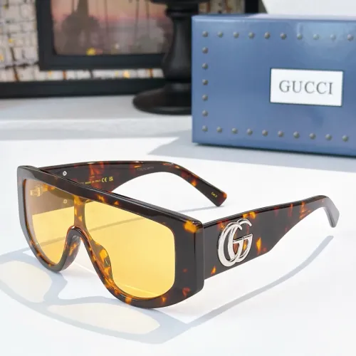 Gucci AAA Quality Sunglasses #1415068 $60.00 USD, Wholesale Replica Gucci AAA Quality Sunglasses