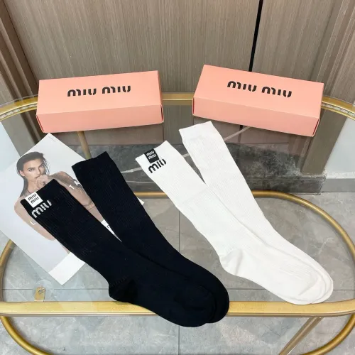 Replica MIU MIU Socks #1415139 $29.00 USD for Wholesale