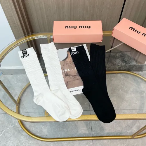Replica MIU MIU Socks #1415139 $29.00 USD for Wholesale
