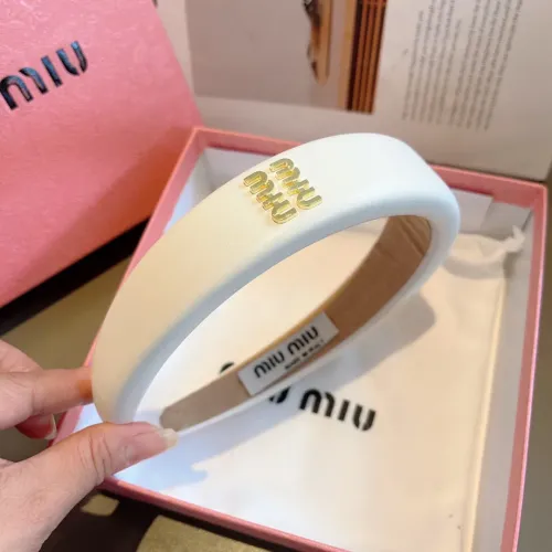 Replica MIU MIU Headband For Women #1415153 $27.00 USD for Wholesale