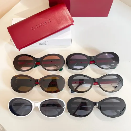 Replica Gucci AAA Quality Sunglasses #1415282 $60.00 USD for Wholesale