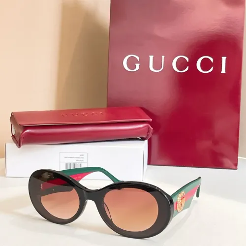 Gucci AAA Quality Sunglasses #1415285 $60.00 USD, Wholesale Replica Gucci AAA Quality Sunglasses