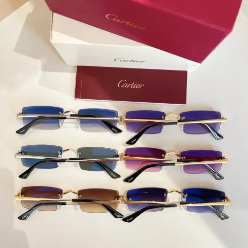 Replica Cartier AAA Quality Sunglassess #1415337 $60.00 USD for Wholesale