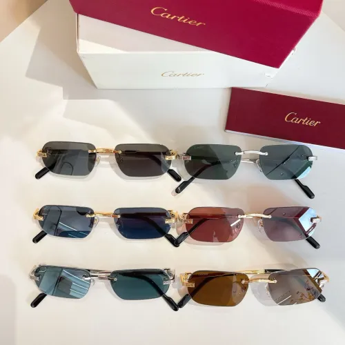 Replica Cartier AAA Quality Sunglassess #1415348 $60.00 USD for Wholesale