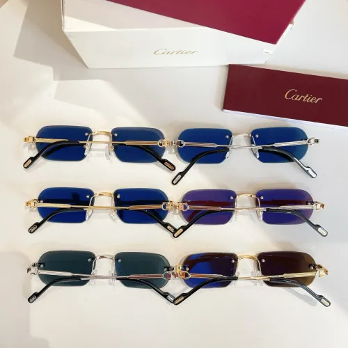 Replica Cartier AAA Quality Sunglassess #1415348 $60.00 USD for Wholesale