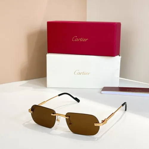 Cartier AAA Quality Sunglassess #1415350 $60.00 USD, Wholesale Replica Cartier AAA Quality Sunglassess