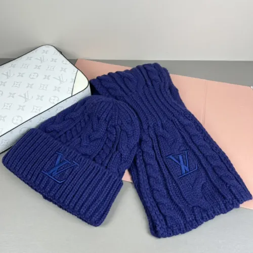 Replica Louis Vuitton LV Hat and Scarf Set #1415426 $42.00 USD for Wholesale