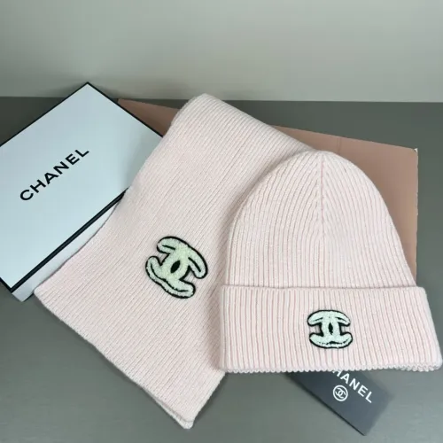 Chanel Hat and Scarf Set #1415435 $45.00 USD, Wholesale Replica Chanel Hat and Scarf and Glove Set