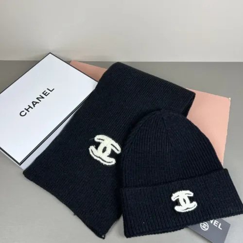 Chanel Hat and Scarf Set #1415439 $45.00 USD, Wholesale Replica Chanel Hat and Scarf and Glove Set