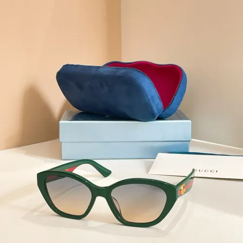 Gucci AAA Quality Sunglasses #1415440 $60.00 USD, Wholesale Replica Gucci AAA Quality Sunglasses