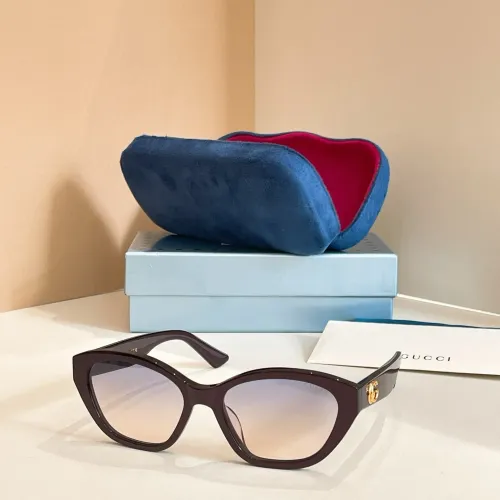 Gucci AAA Quality Sunglasses #1415445 $60.00 USD, Wholesale Replica Gucci AAA Quality Sunglasses